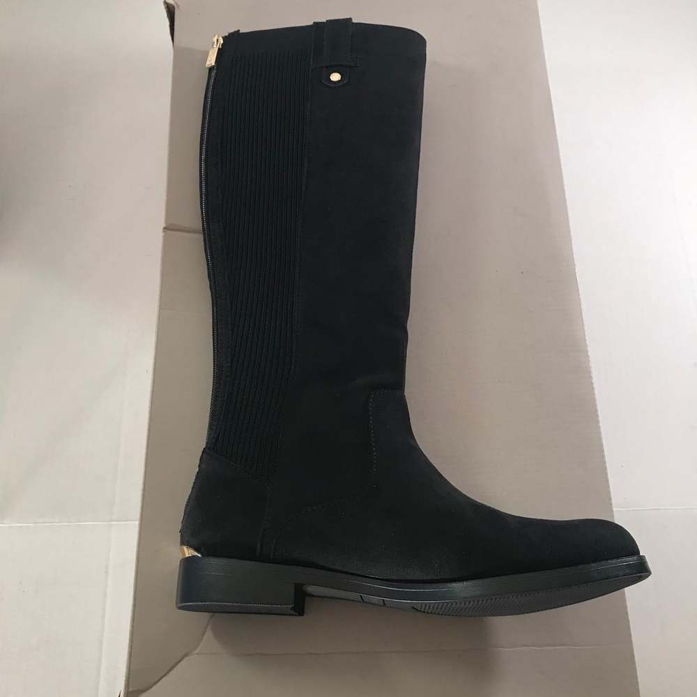 Kenneth Cole Reaction Black Over the Knee Boots